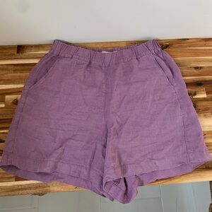 Main Linen Shorts from NotPerfectLinen || Size M/L, Dusty Lavender